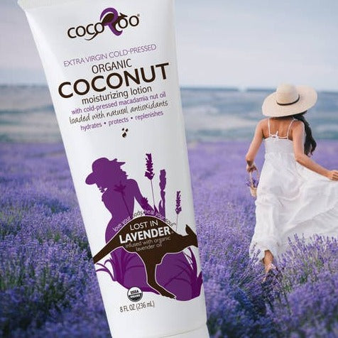 Lost In Lavender Organic Coconut Moisturizing Lotion