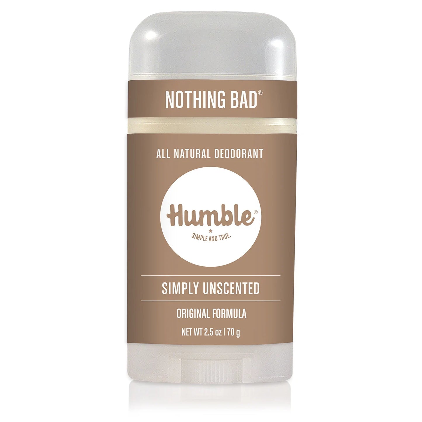Scent-Free Natural Deodorant (2.5oz)