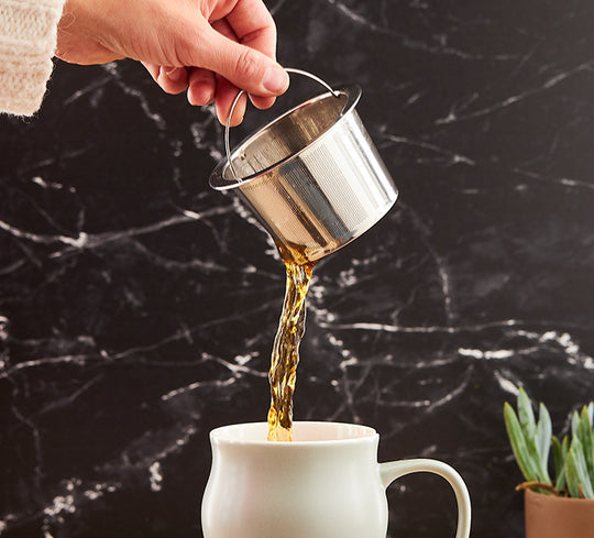 Satin Tea Mug & Infuser (16oz)