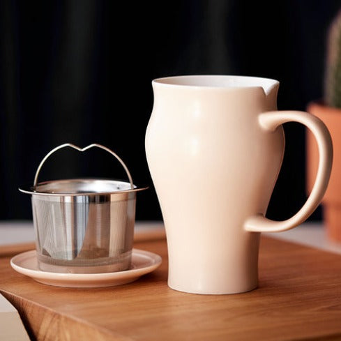Satin Tea Mug & Infuser (16oz)
