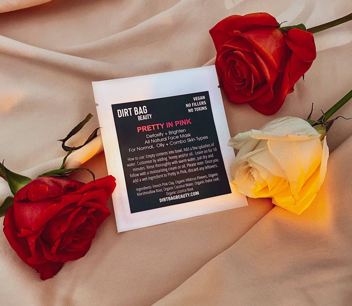 Pretty In Pink Vegan Powder Facial Mask