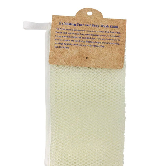 Exfoliating Nylon Face & Body Wash Cloth