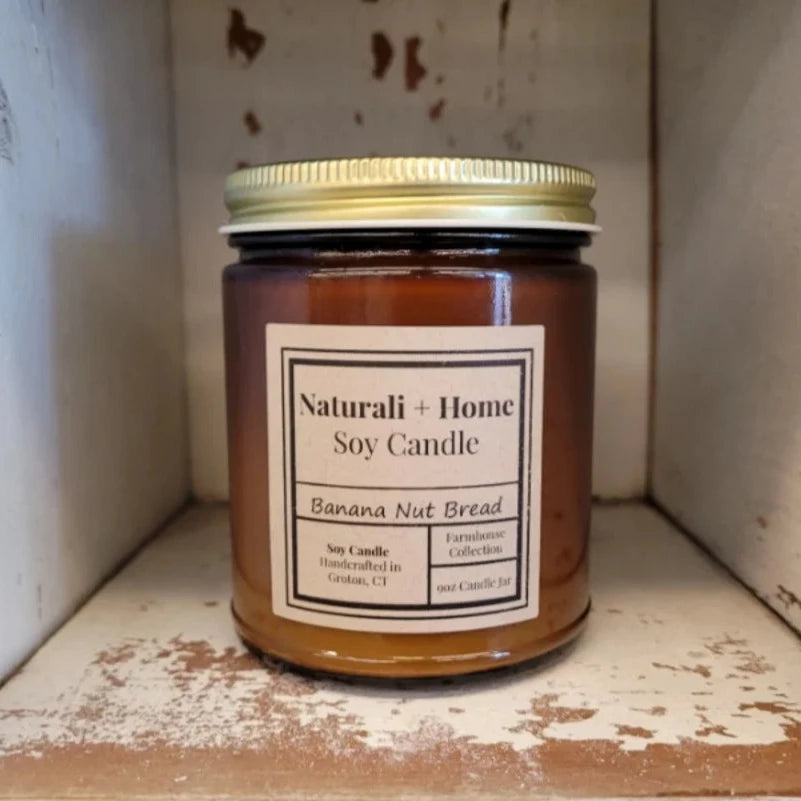 Banana Nut Bread Soy Candle - Naturali Home